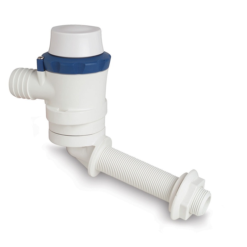 Shurflo by Pentair PIRANHA Angled Port Aerator 600 Livewell Pump – 12 VDC, 600 GPH [357-014-10]