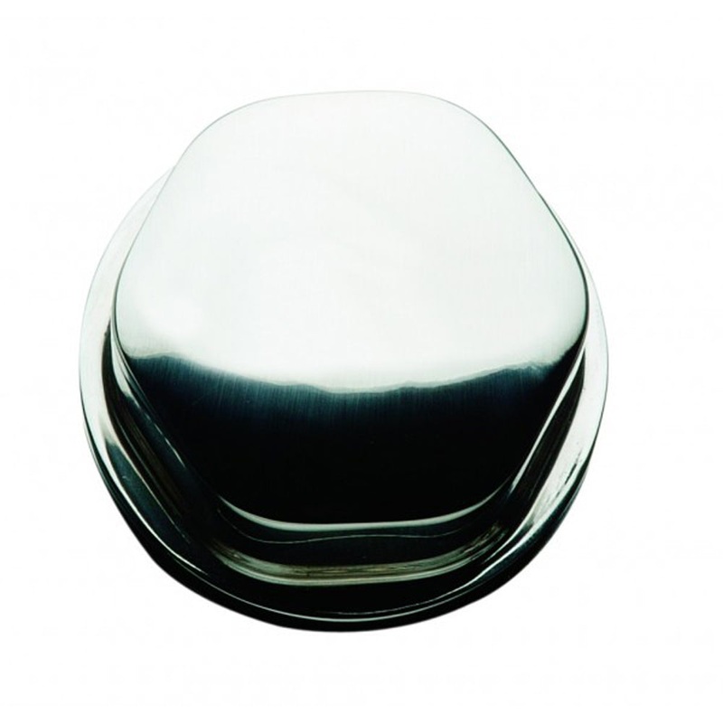 Schmitt Marine Faux Center Nut – Chrome/Plastic – 1/2″ 3/4″ Base f/Cast Steering Wheels [CAP0304]