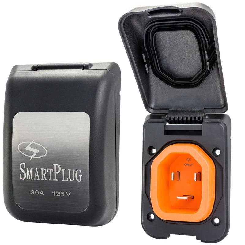 SmartPlug 30 AMP Male Non-Metallic Inlet Cover – Black [BM30PB]