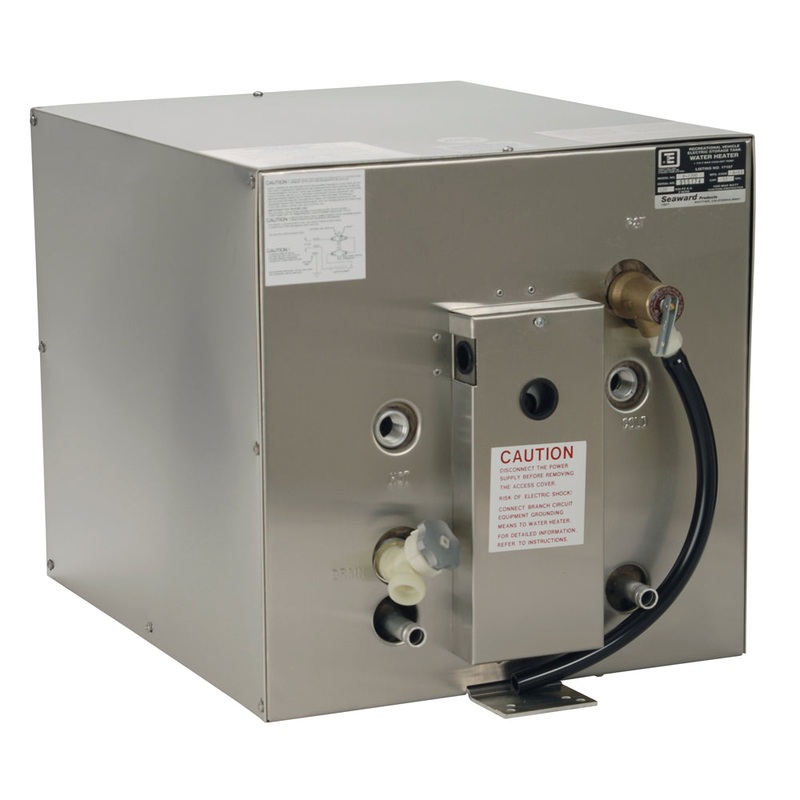 Whale Seaward 11 Gallon Hot Water Heater w/Front Heat Exchanger – Stainless Steel – 120V – 1500W [F1200]