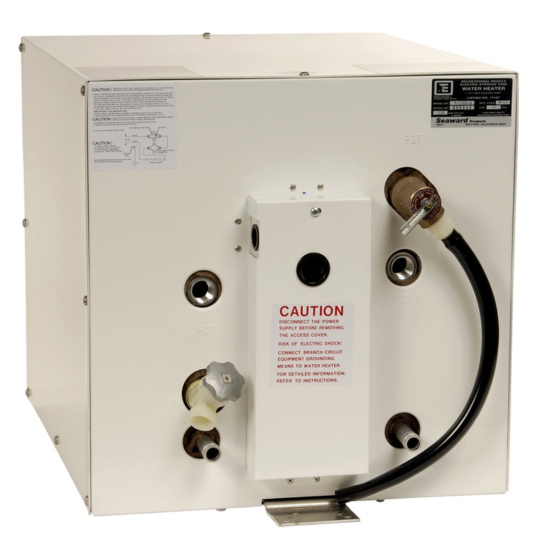 Whale Seaward 11 Gallon Hot Water Heater w/Front Heat Exchanger – White Epoxy – 120V – 1500W [F1100W]