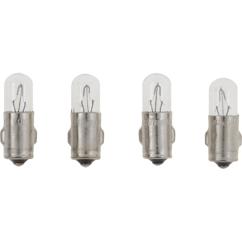 VDO Type A – White Metal Base Bulb – 12V – 4-Pack [600-802]