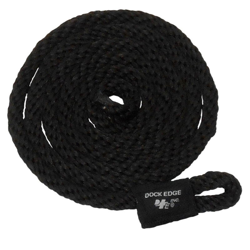 Dock Edge Fender Line – 3/8″ x 5′ – Black – 2-Pack [91-566-F]