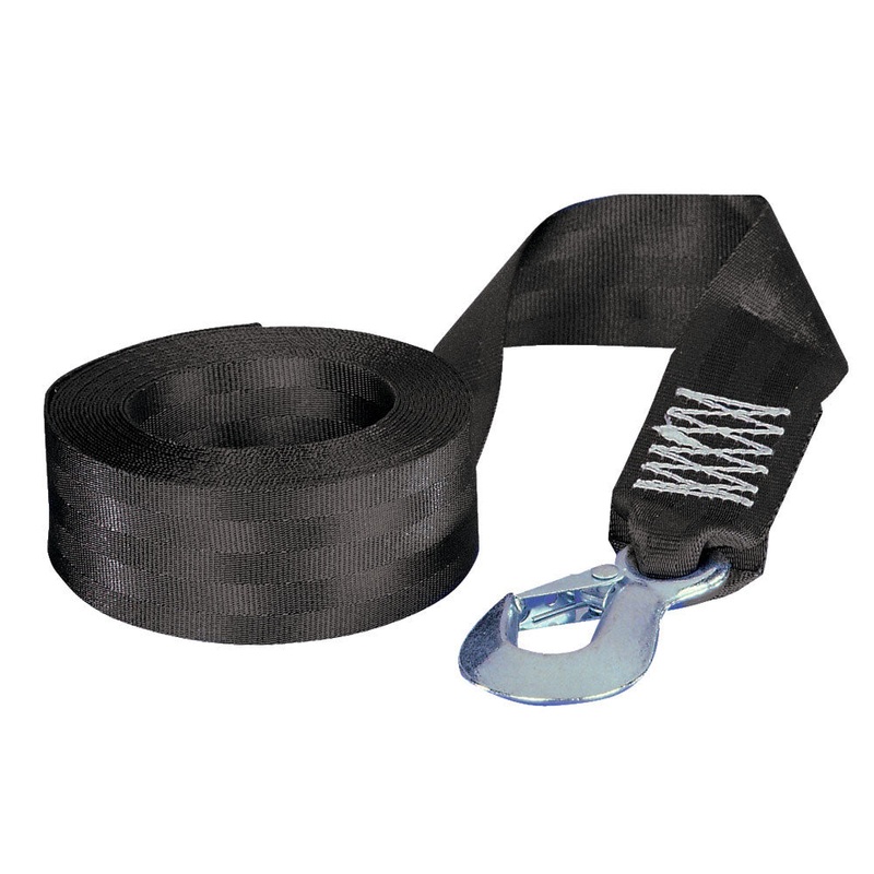 Fulton 2″ x 20′ Winch Strap w/Hook – 2,600lbs Max Load [501202]