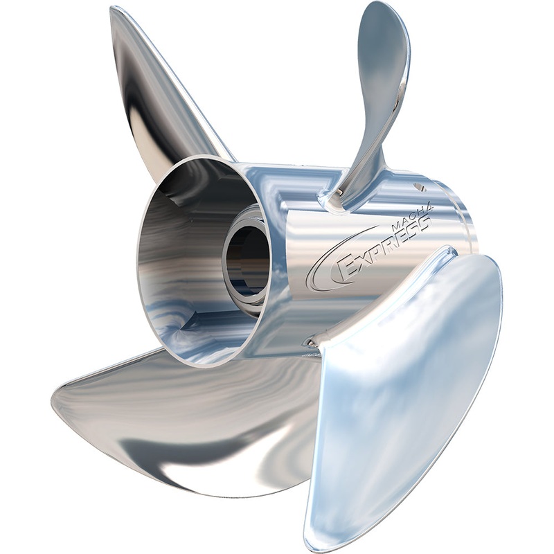 Turning Point Express Mach4 – Left Hand – Stainless Steel Propeller – EX1/EX2-1317-4L – 4-Blade – 13.25″ x 17 Pitch [31431740]