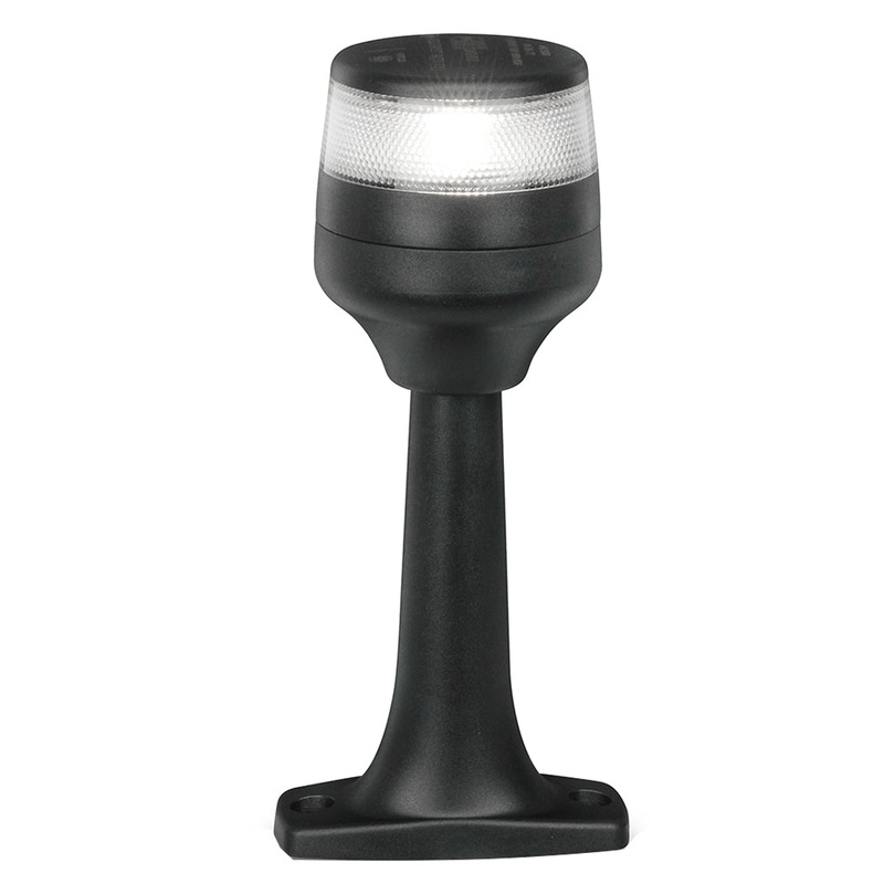 Hella Marine NaviLED 360 Compact All Round Lamp – 2nm – 6″ Fixed Mount – Black [980960201]