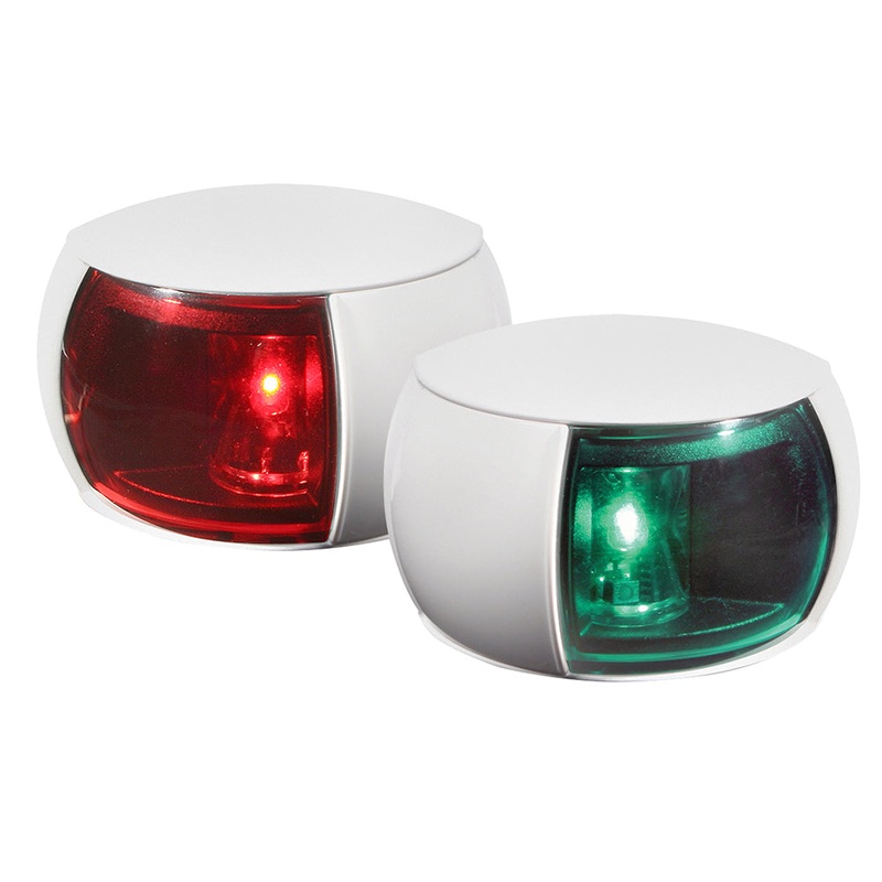 Hella Marine NaviLED Port & Starboard Pair – 2nm – Colored Lens/White Housing [980520811]