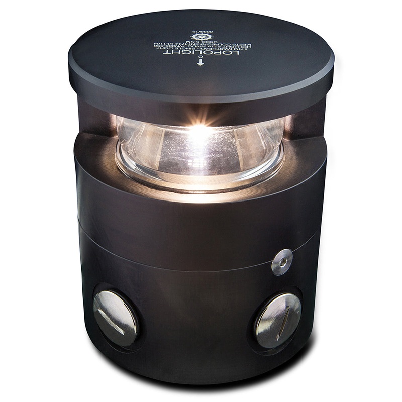 Lopolight Series 300-036 – Masthead Light – 5NM – Horizontal Mount – White – Black Housing [300-036-B]