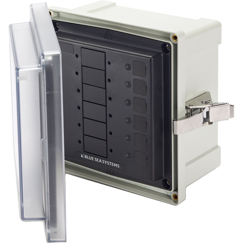Blue Sea 3113 – SMS Panel Enclosure w/6 Blank Circuits [3113]