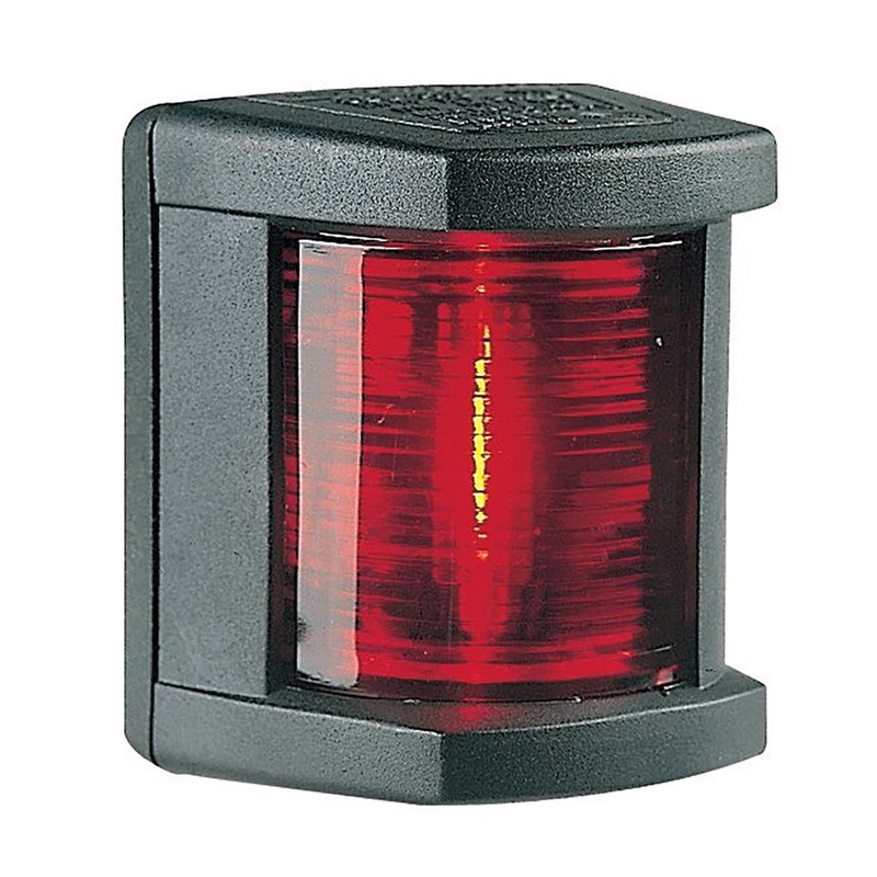 Hella Marine Port Navigation Lamp- Incandescent – 1nm – Black Housing – 12V [003562035]