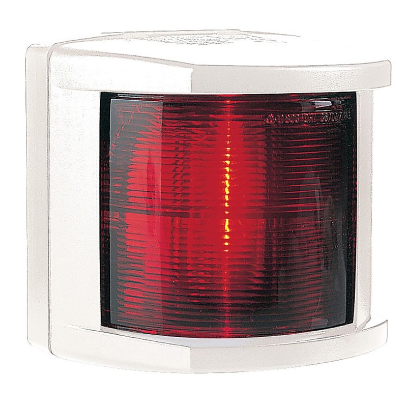 Hella Marine Port Navigation Light – Incandescent – 2nm – White Housing – 12V [002984385]