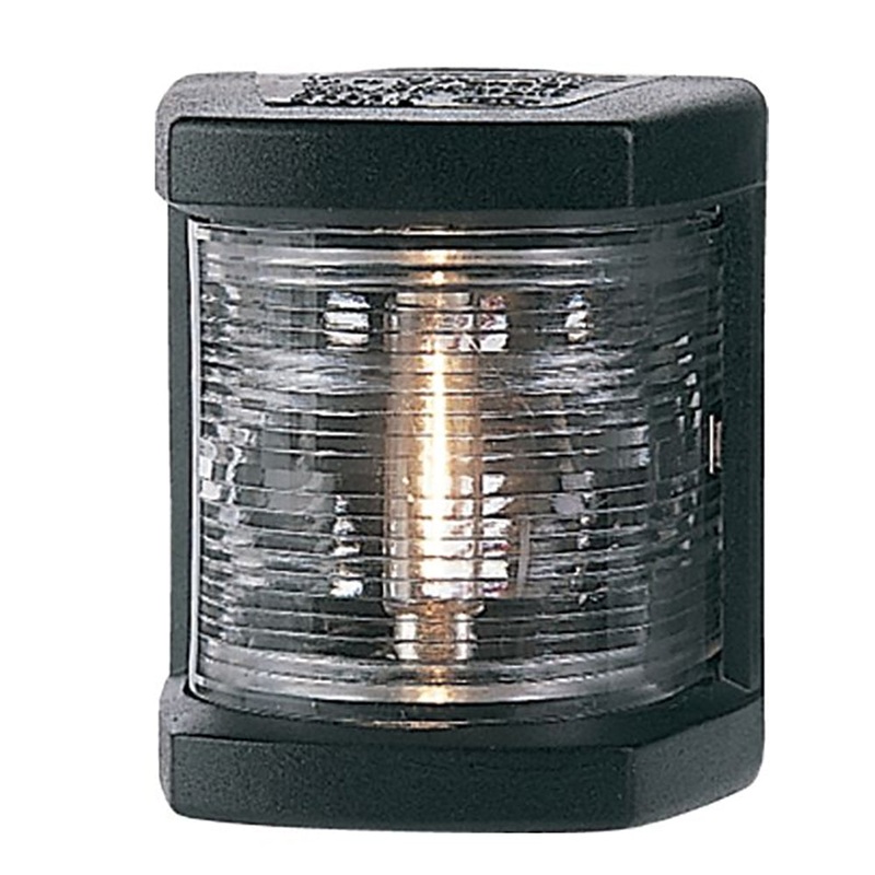 Hella Marine Stern Navigation Lamp- Incandescent – 2nm – Black Housing – 12V [003562015]