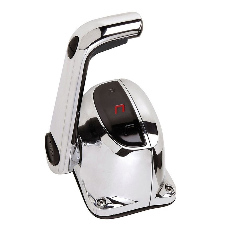 UflexSingle Lever Top Mount Control w/Neutral Lock  Trim Switch – Chrome [B501CHT/L]