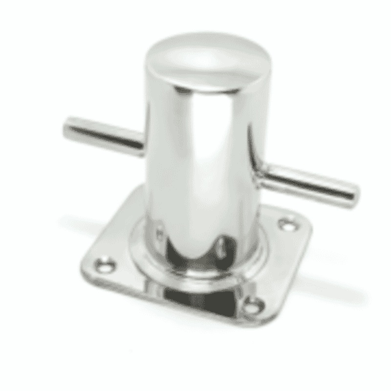 Bollard Stainless Steel A4 with Heavy Base 90mm