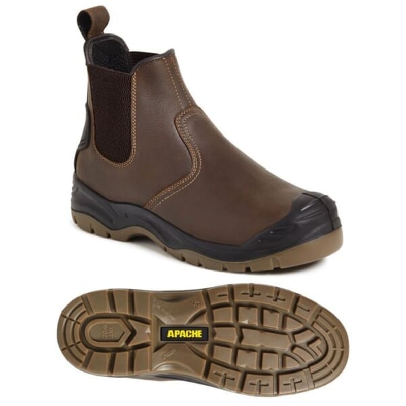 Dealer Apache Safety Boots S3 6 (39) Brown