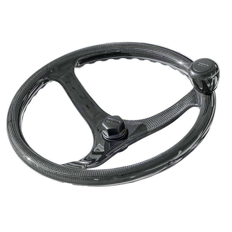 Edson EC3 Elite Carbon 13″ ComfortGrip PowerWheel – Carbon Fiber – 3-Spoke [1710C-13C-KIT]