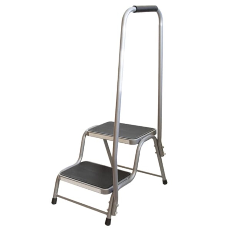 Caravan Step – Double Steel W/Handrail