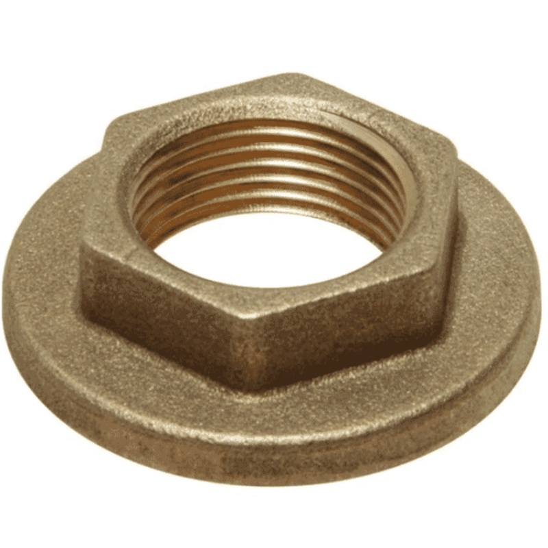 Heavy Brass Flanged Nut 3/4″