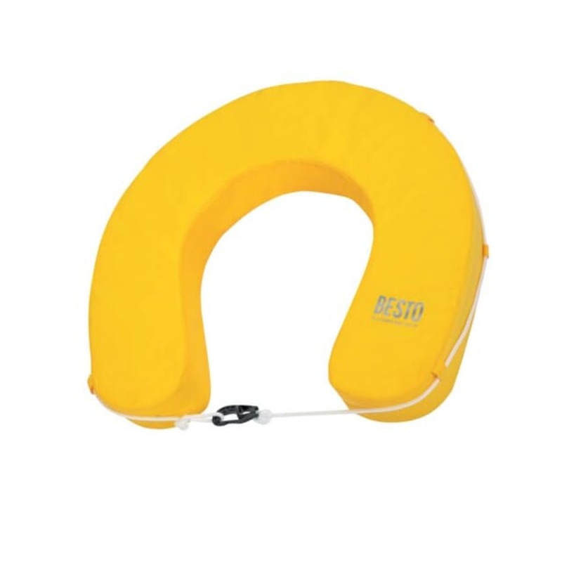 Lifebuoy Horseshoe Yellow Wipe Clean