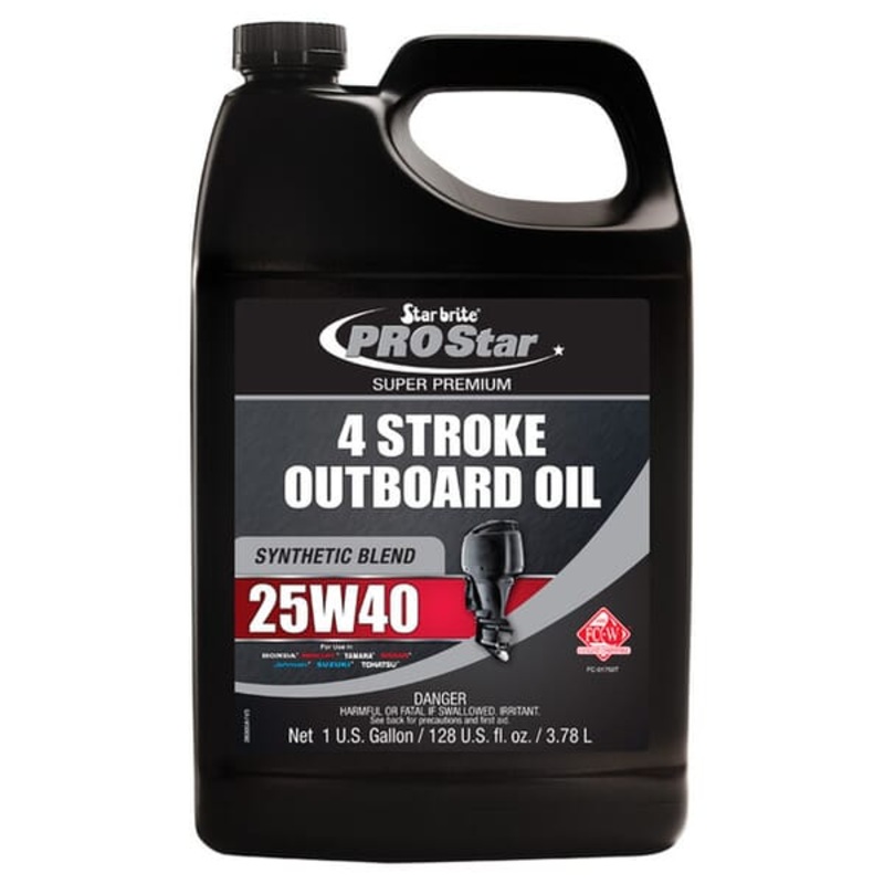 4 Stroke Synthetic Outboard Oil 25W40 3.78 Ltr