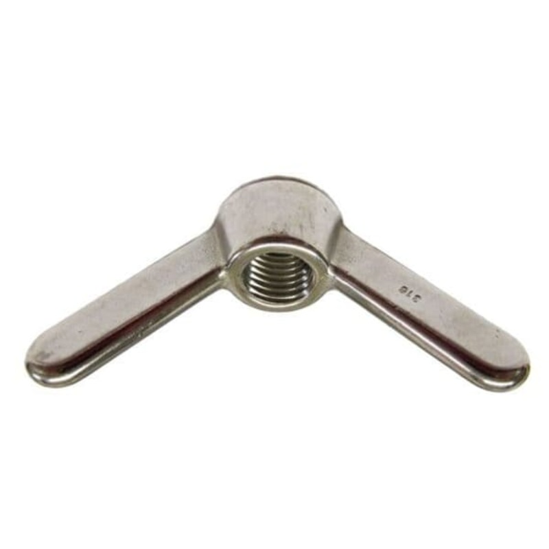 Long Arm Stainless Steel Wing Nut 8mm