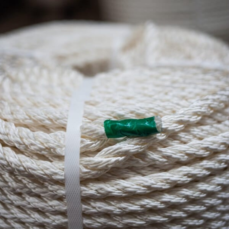 Rope Nylon 3Std White per Coil or per Metre 6mm No of Metres