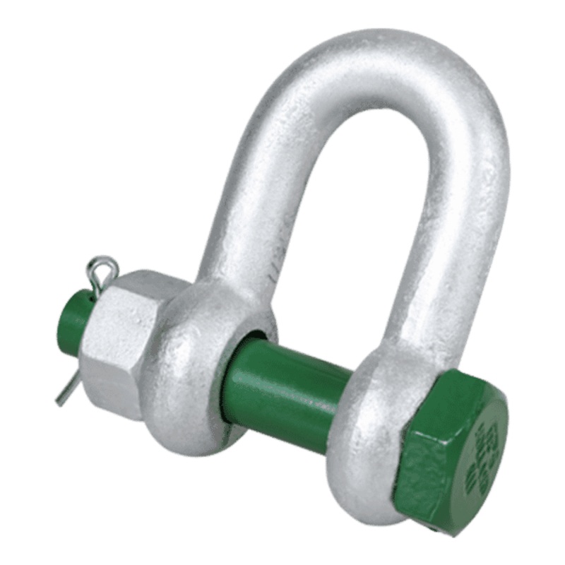 Shackle Safety Pin and Nut Dee Green Pin Tested G-4153 4.75T