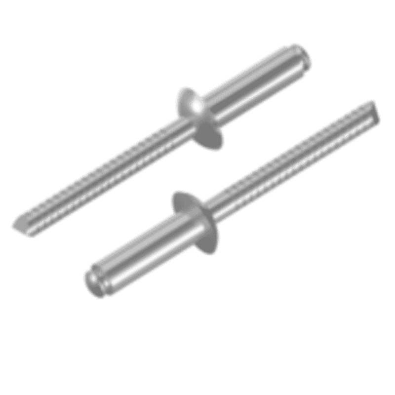 Stainless Steel Pop Rivet Flange A2 4 x 13mm Wide