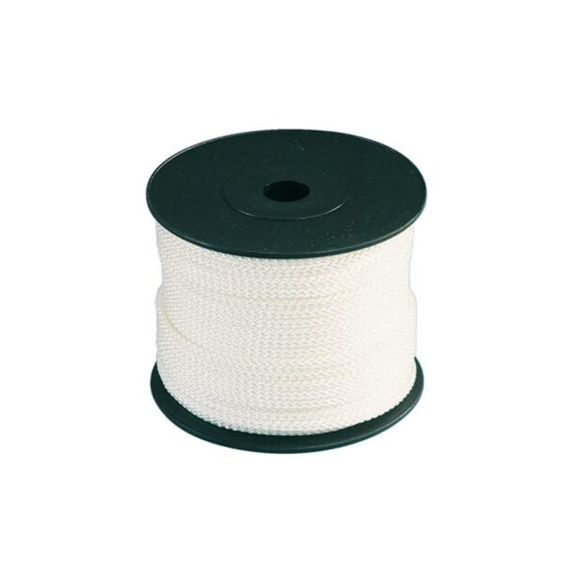 Tiptolest Polyester Braided Rope 4Mm White