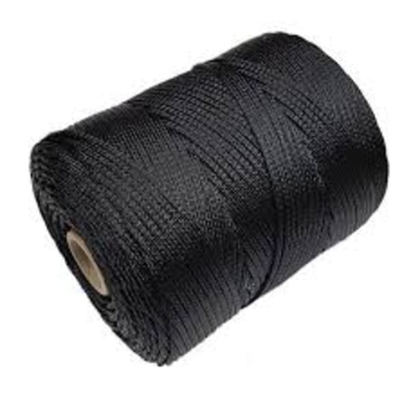 Twine Braided Black Potting 2kg 3mm Black