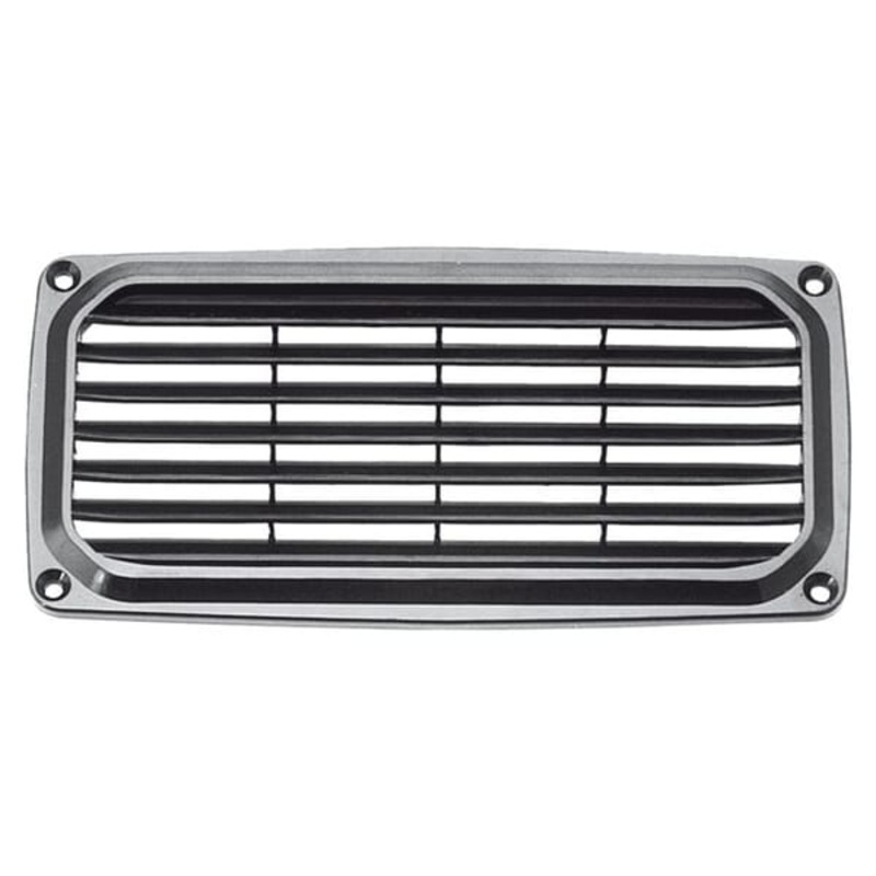 Vent Plastic Black 261x125mm