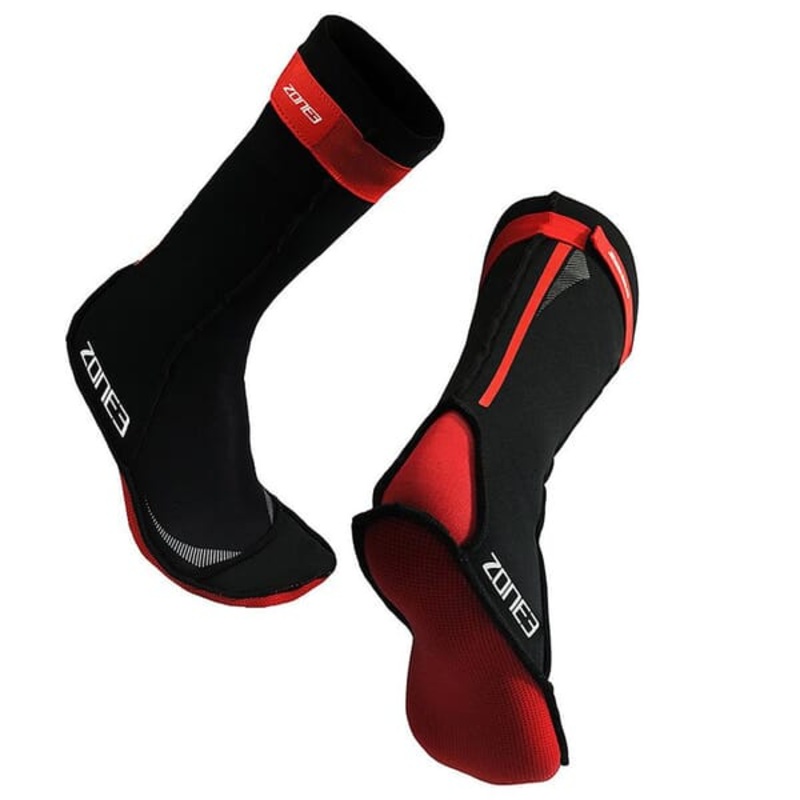 Zone3 Swim Sock S Black/Red