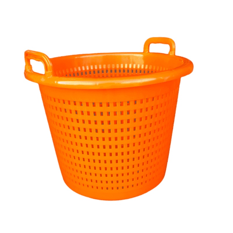 Fish Basket 44L Orange White Plastic