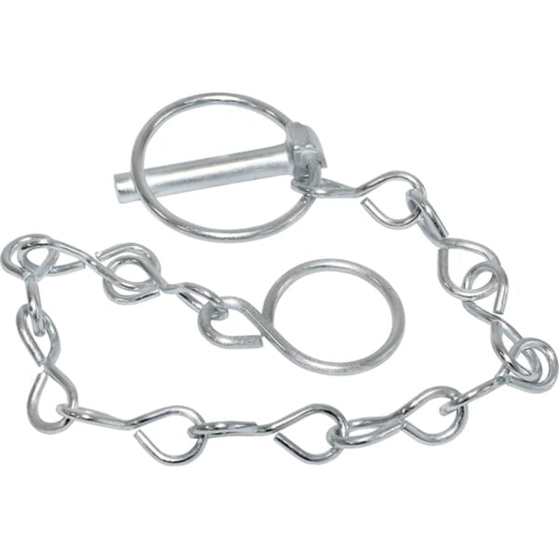 Linch Pin with Chain 8Mm (5/16″) W/Chain 8mm  (5/6″)