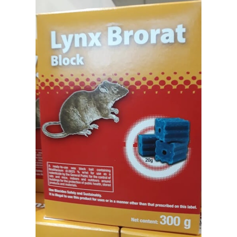 Lynx Rat/Mouse Bait Brorat Blocks