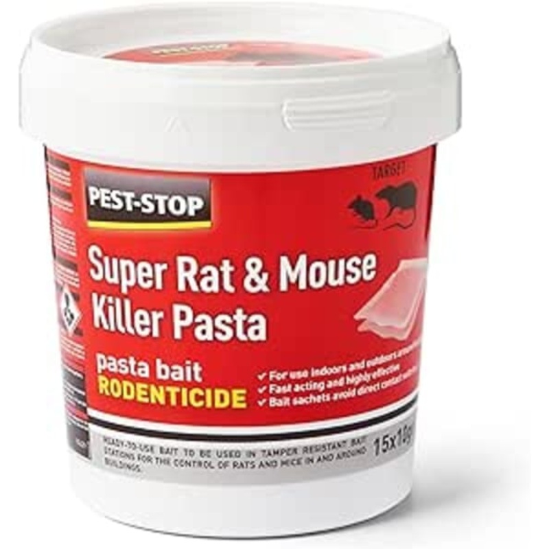 Super Rat & Mouse Killer Pasta 15 x 10g Scahets
