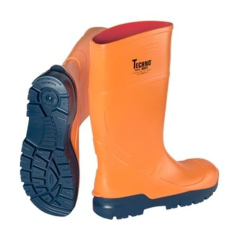 Techno Troya Safety PU Boots 41 / 7 Orange