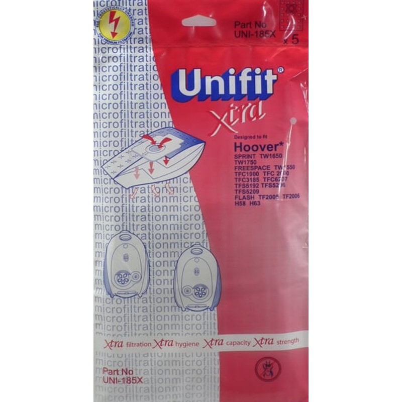 Unifit Dustbag UNI-185 5Pk