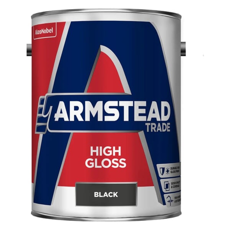 Armstead Gloss Paint Black 1L