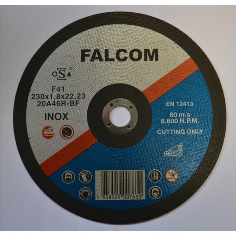 CUTTING DISC STAINLESS STEEL INOX 9″ 230X1.8X22MM