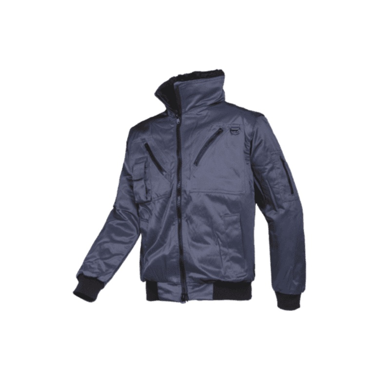 Hawk Bomber Jacket (Black/Navy) S Black