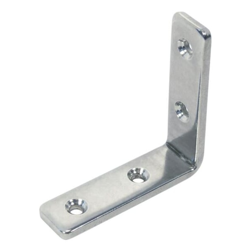 Stainless Steel Angle Bracket (4 Hole) – Various Sizes 32mm x 12mm
