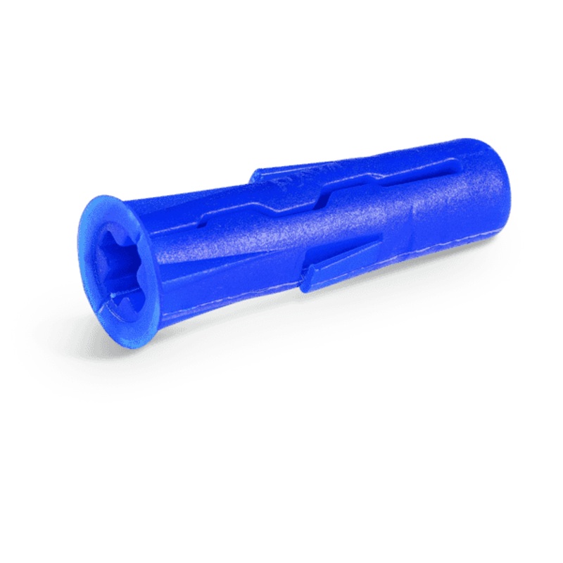 Universal Wall Plug 8mm (80pcs) Blue