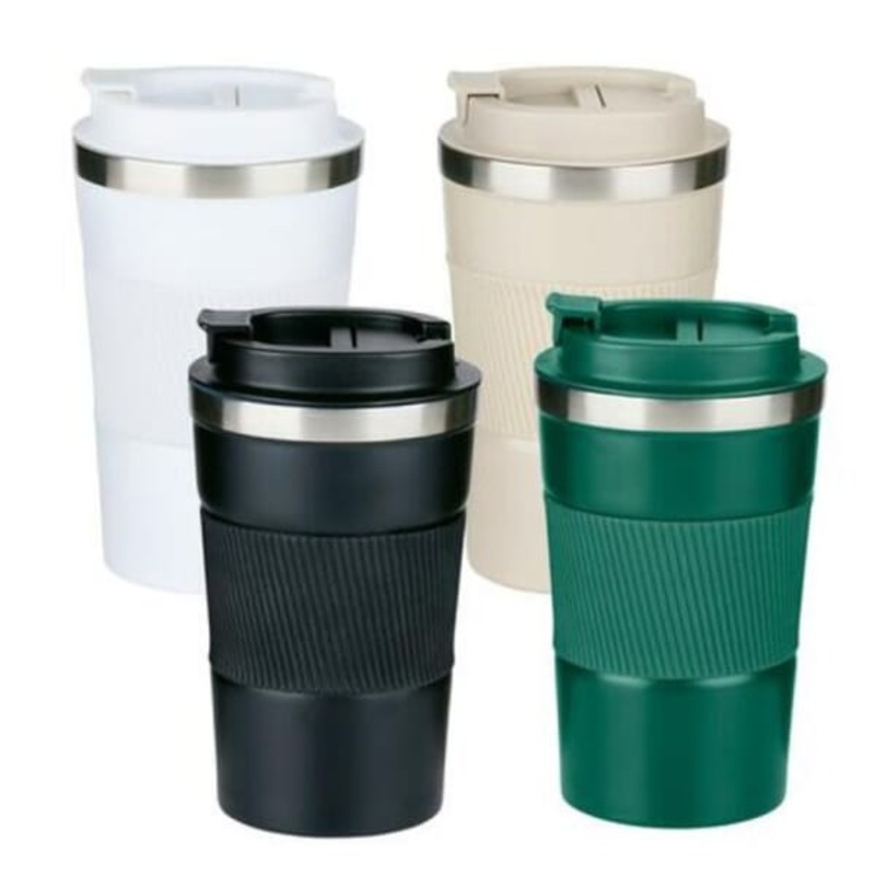 ALPINA VACUUM TRAVEL COFFEE CUP – 350ML – STAINLESS STEEL 350ml Assorted – random colour will be sent