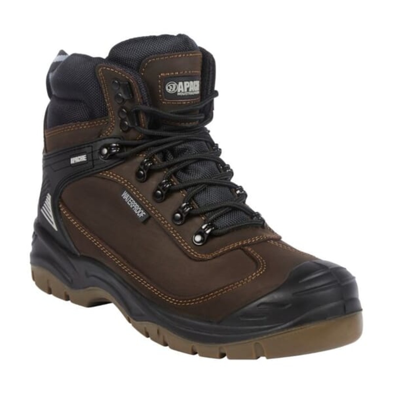 APACHE RANGER WATERPROOF SAFETY HIKING BOOT S3 WR Brown 7 / 41