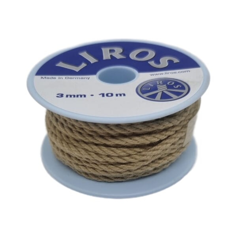 CLASSIC 3-STRAND HEMP COLOURED STRING – 3MM – 10M Hemp