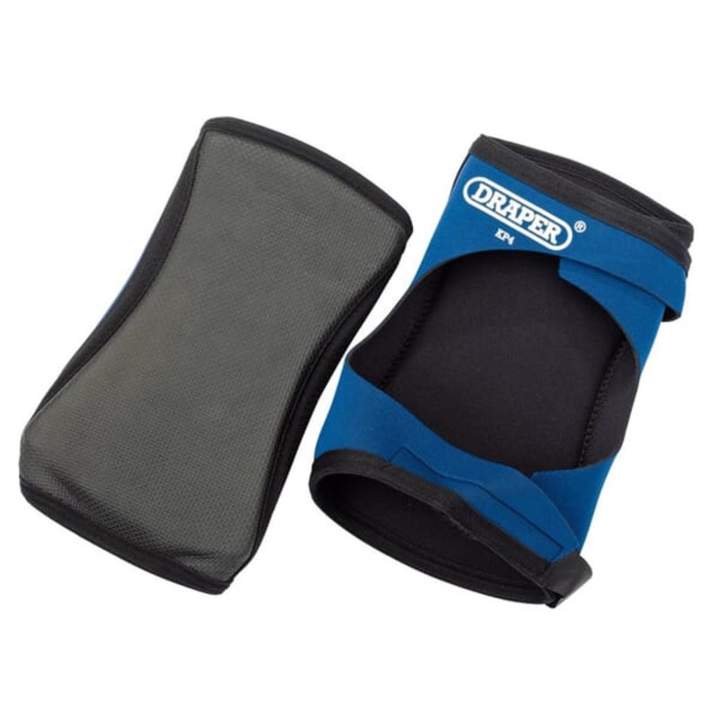 DRAPER NEOPRENE RUBBER KNEE PADS – PAIR Black One Size