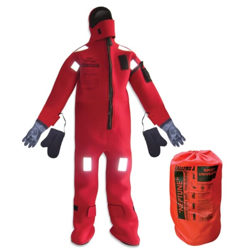 LALIZAS NEPTUNE NEOPRENE IMMERSION SUIT Red Universal