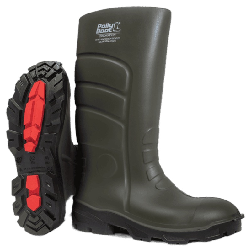 POLLYBOOT GALAXY-VEGA-STANDARD WELLINGTON – GREEN – NON-SAFETY Green 8 / 42