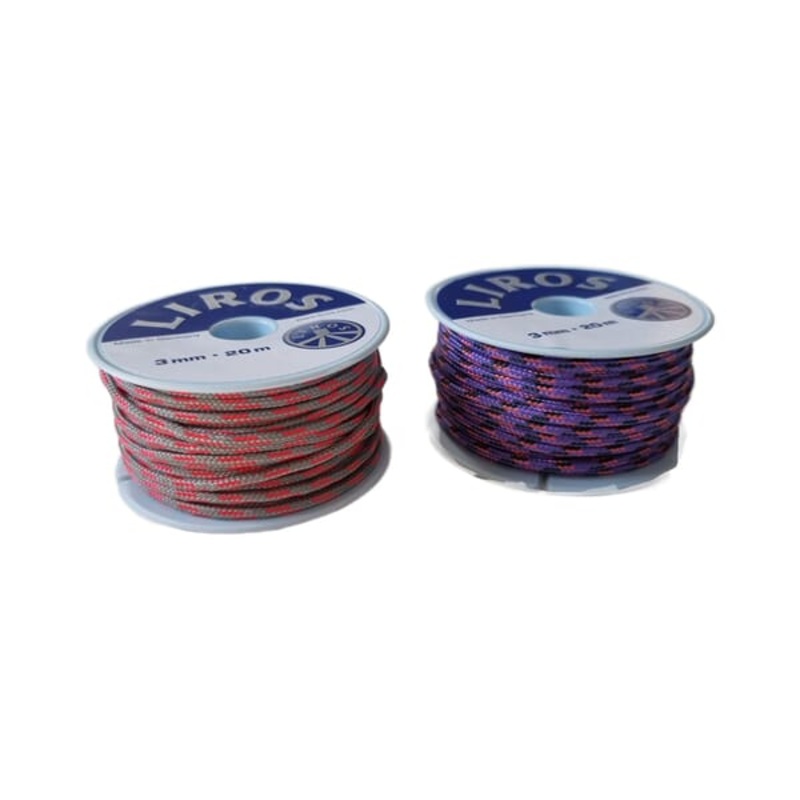 POLY BRAID CORD – ASSORTED COLOURS – 3MM ON 20M SPOOL Assorted neon – random colour will be sent 3mm x 20m